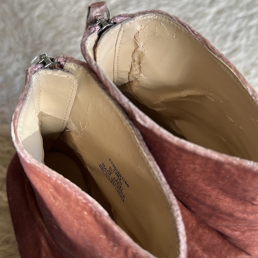 Zara Velvet Boots - Picture 8 of 13